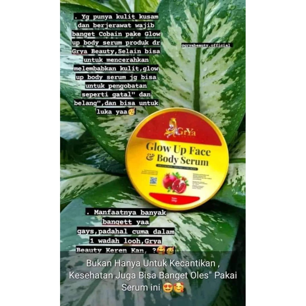 face&body serum grya beauty