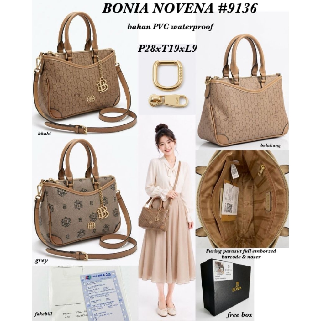 tas bonia wanita import