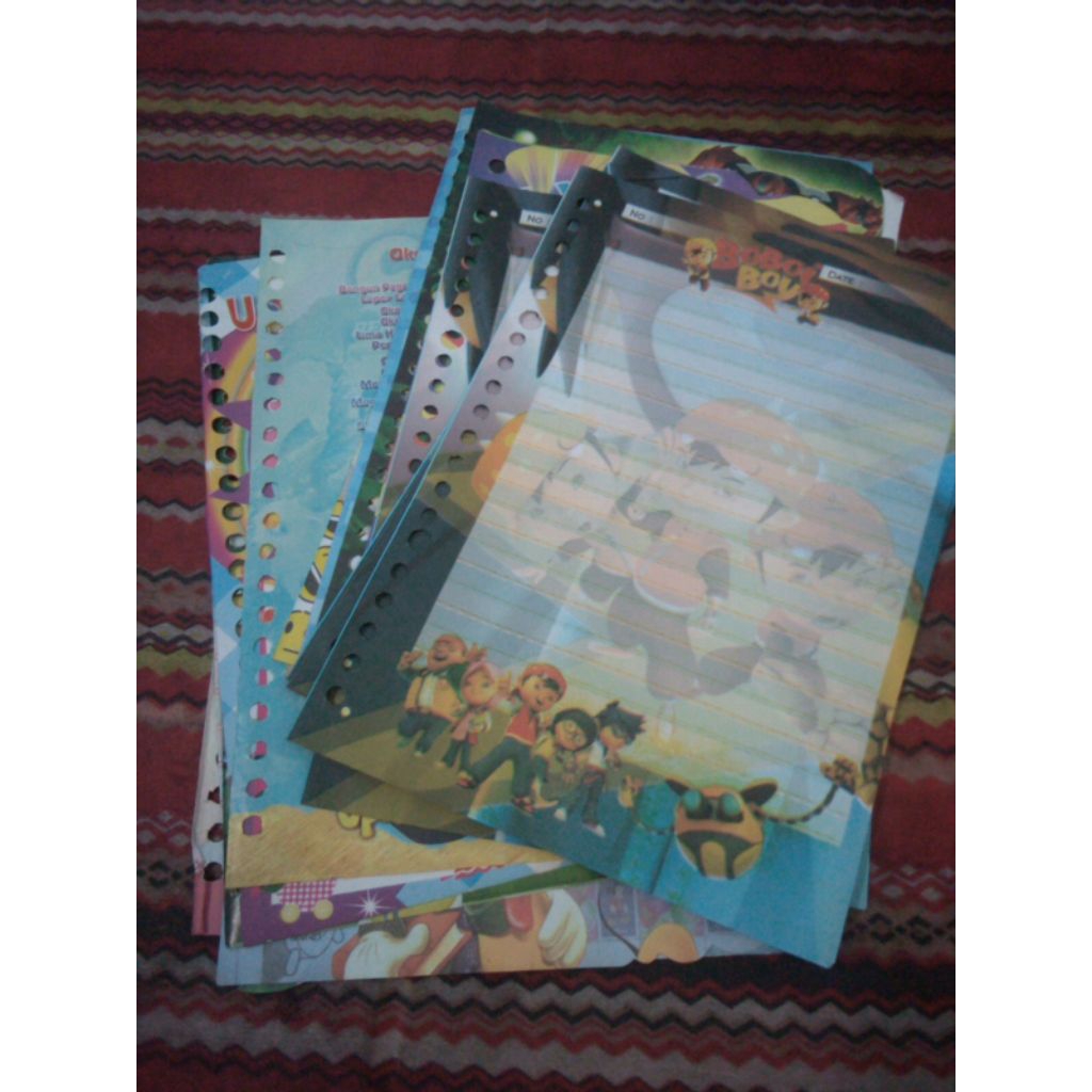 Isi Binder A5 berKarakter
