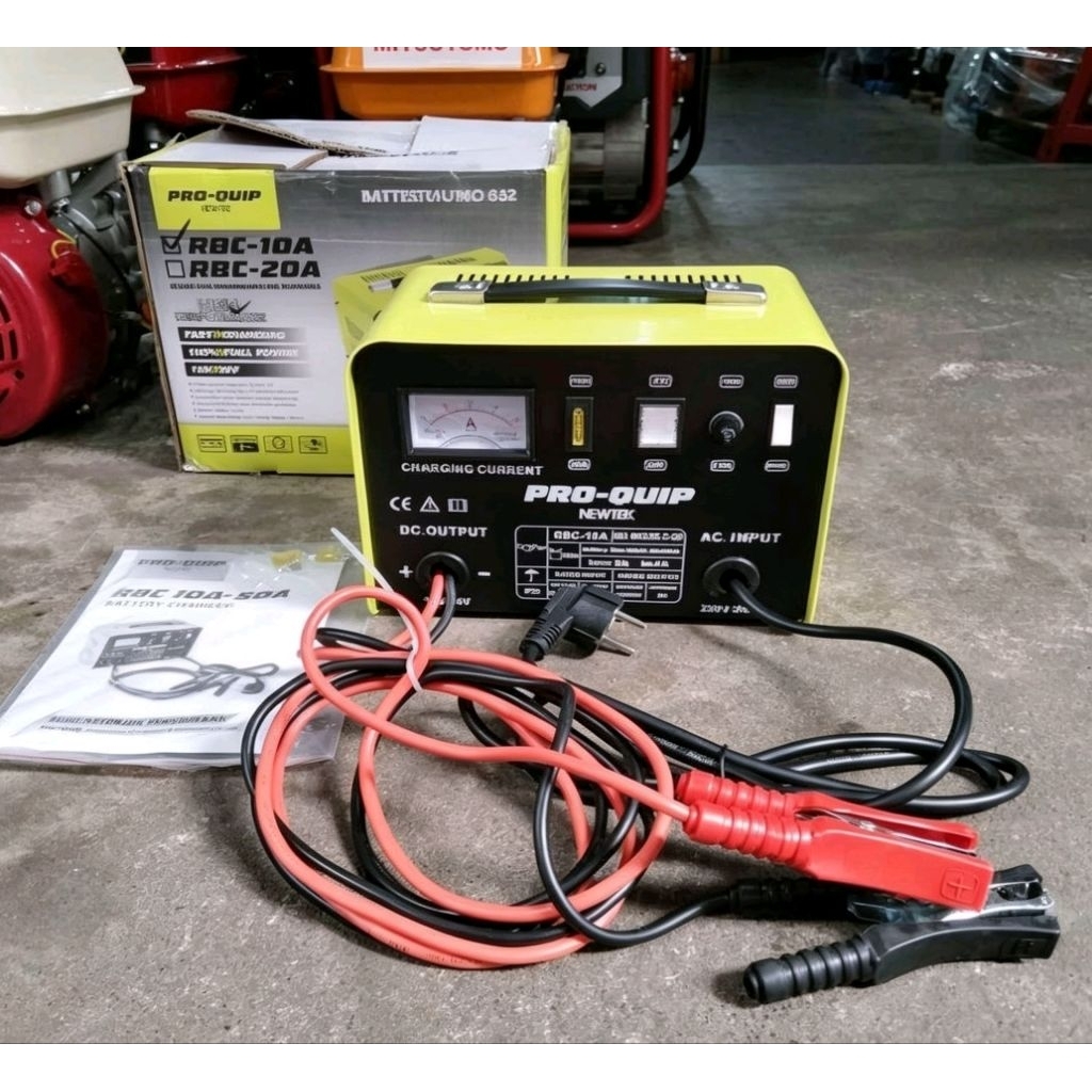 MESIN CAS AKI PRO QUIP 12-24VOLT / CHARGER AKI 24VOLT PROQUIP RBC 10A