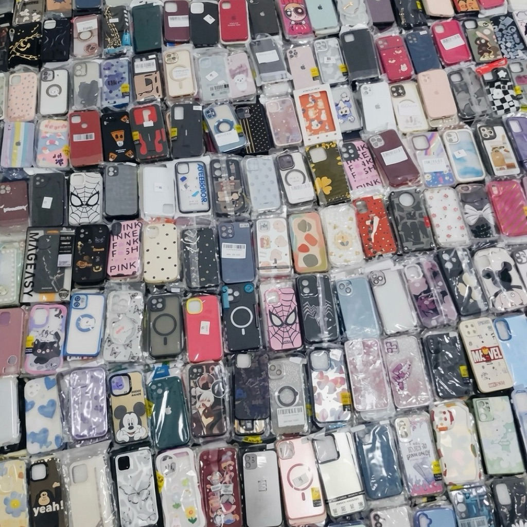 [KHUSUS IPHONE] Paket Usaha Per 50pcs Case Hp Tipe & Motif Random Cocok Buat isian Konter