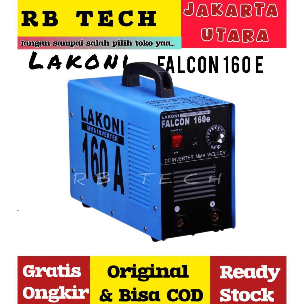 Mesin Las Lakoni 160 Ampere Trafo Travo Las Falcon 160 E