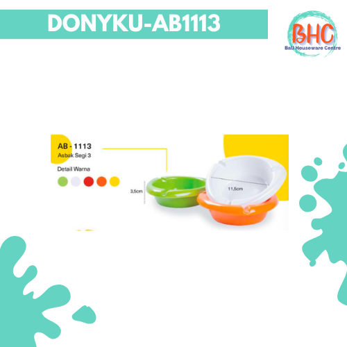 ASBAK MELAMIN SEGITIGA-DONYKU