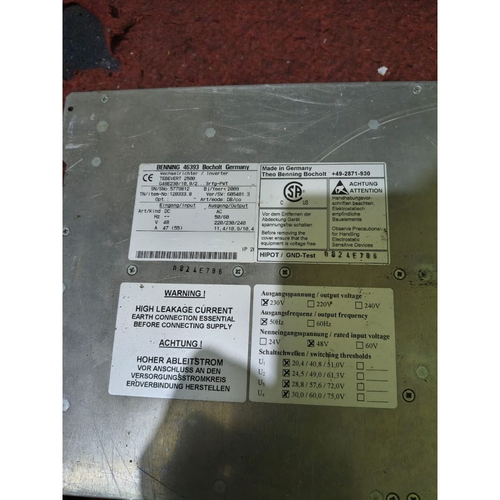 Inverter Tebevert 2500