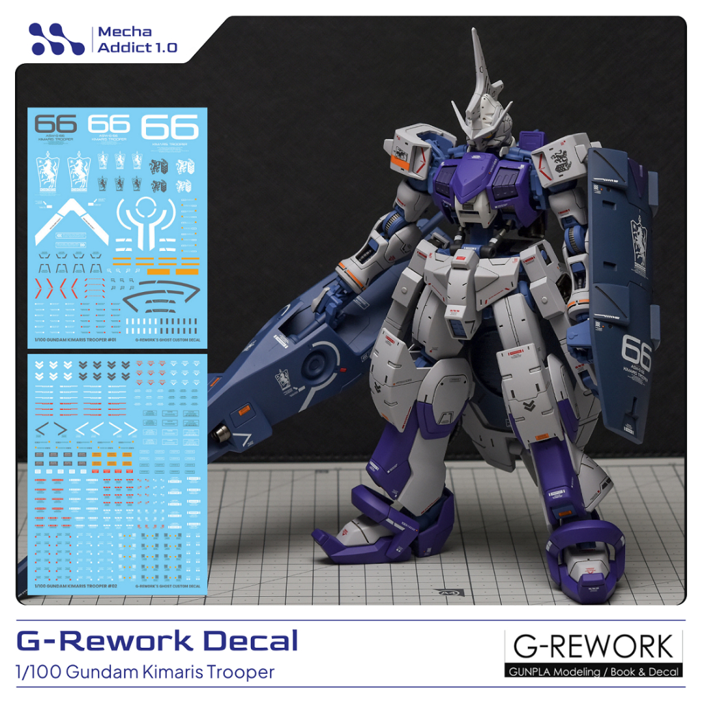 Water Slide Decal 1/100 Gundam Kimaris Trooper by G-rework