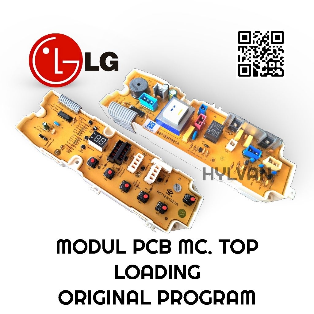MODUL MESIN CUCI 1 TABUNG LG WF-L711TC WF--81TC PROGRAM ORIGINAL