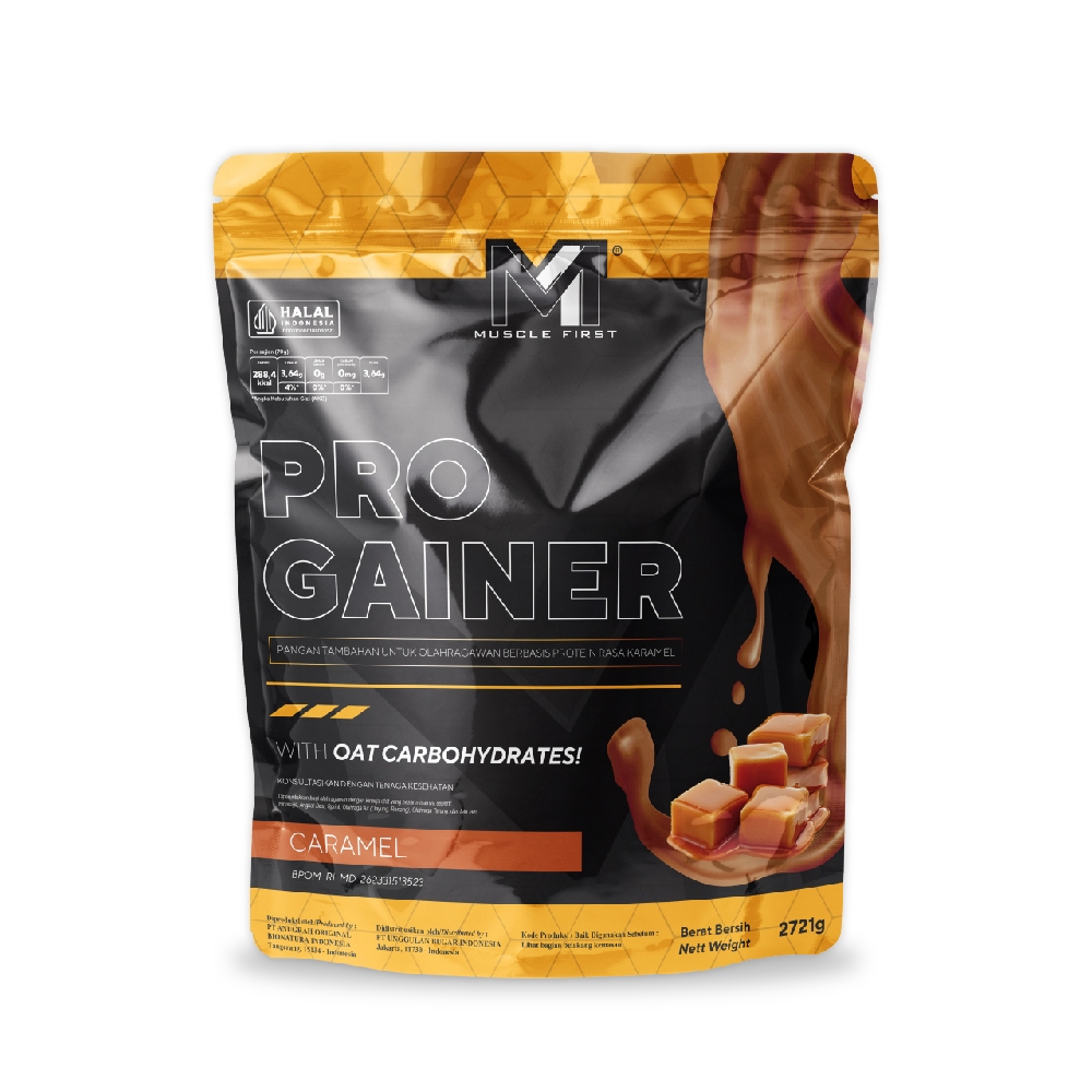M1 Muscle First Gold Pro Gainer 6 Lbs  Mass Gainer BPOM