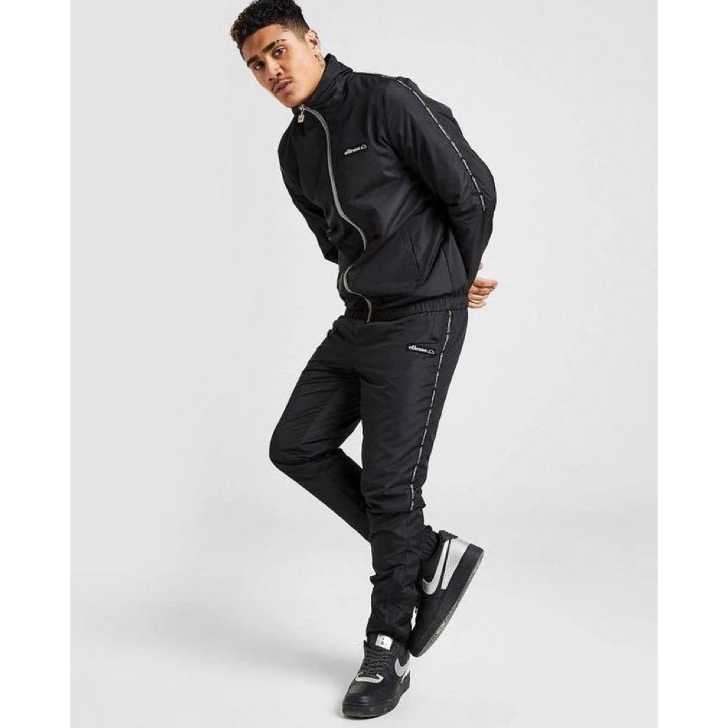 Ellesse Estimo Tracksuit Jacket In Black
