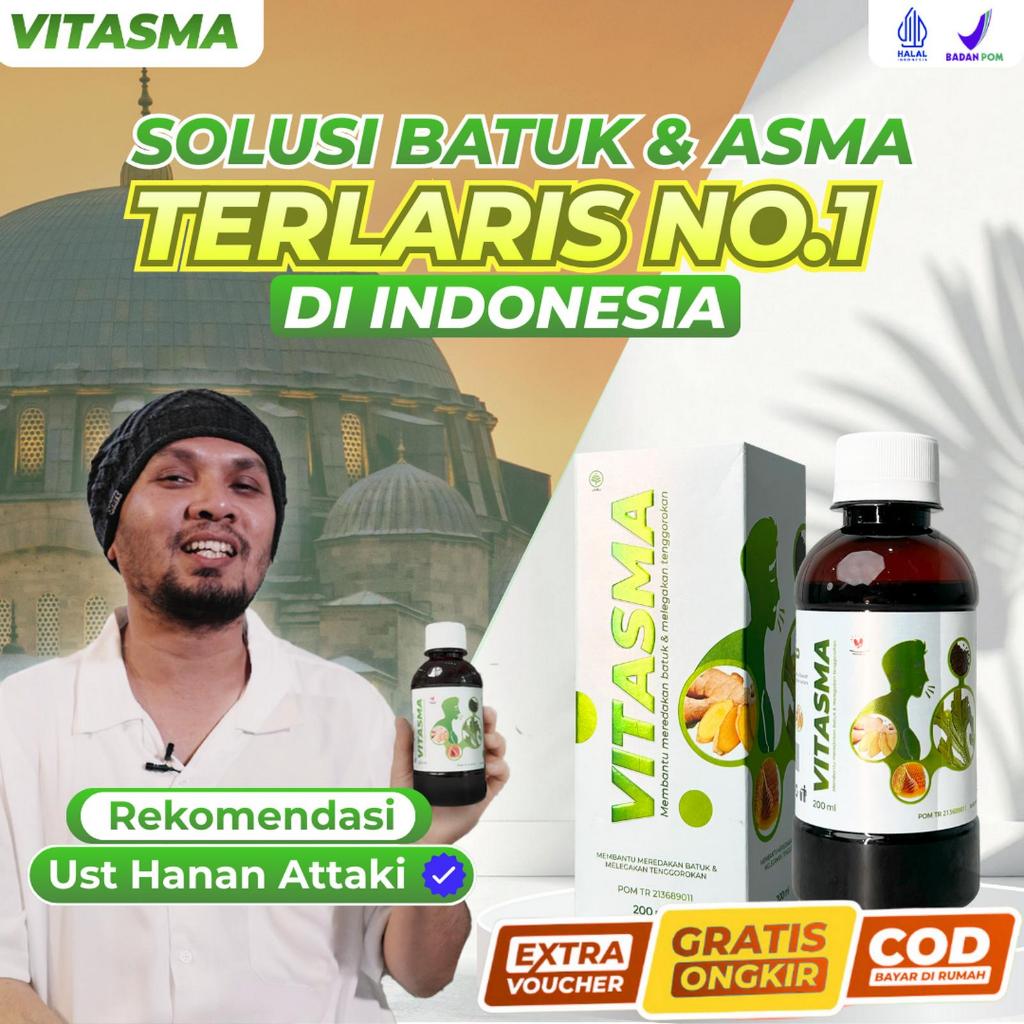 MADU VITASMA - Atasi Batuk Menahun Asma TBC Paru Paru Sesak Nafas Napas Obat Pernapasan Herbal Obat 