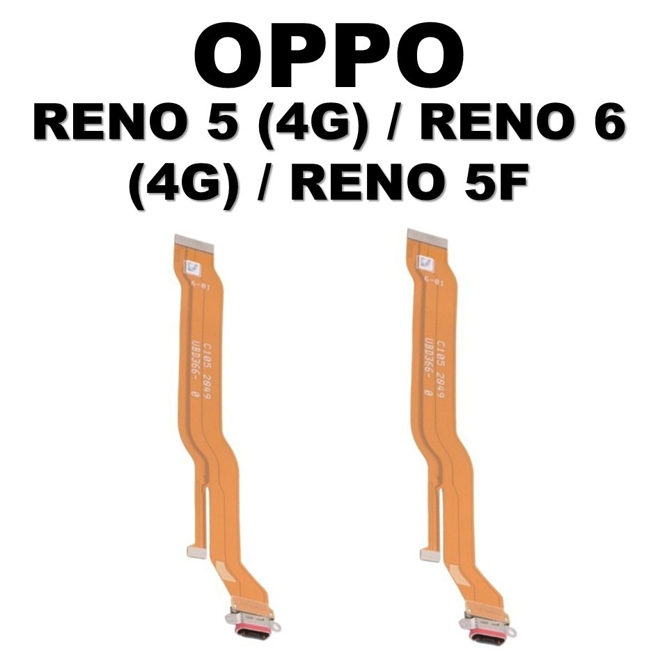PCB PAPAN CONEKTOR CAS OPPO RENO 5 (4G) / RENO 6 (4G) / RENO 5F ORIGINAL 100%