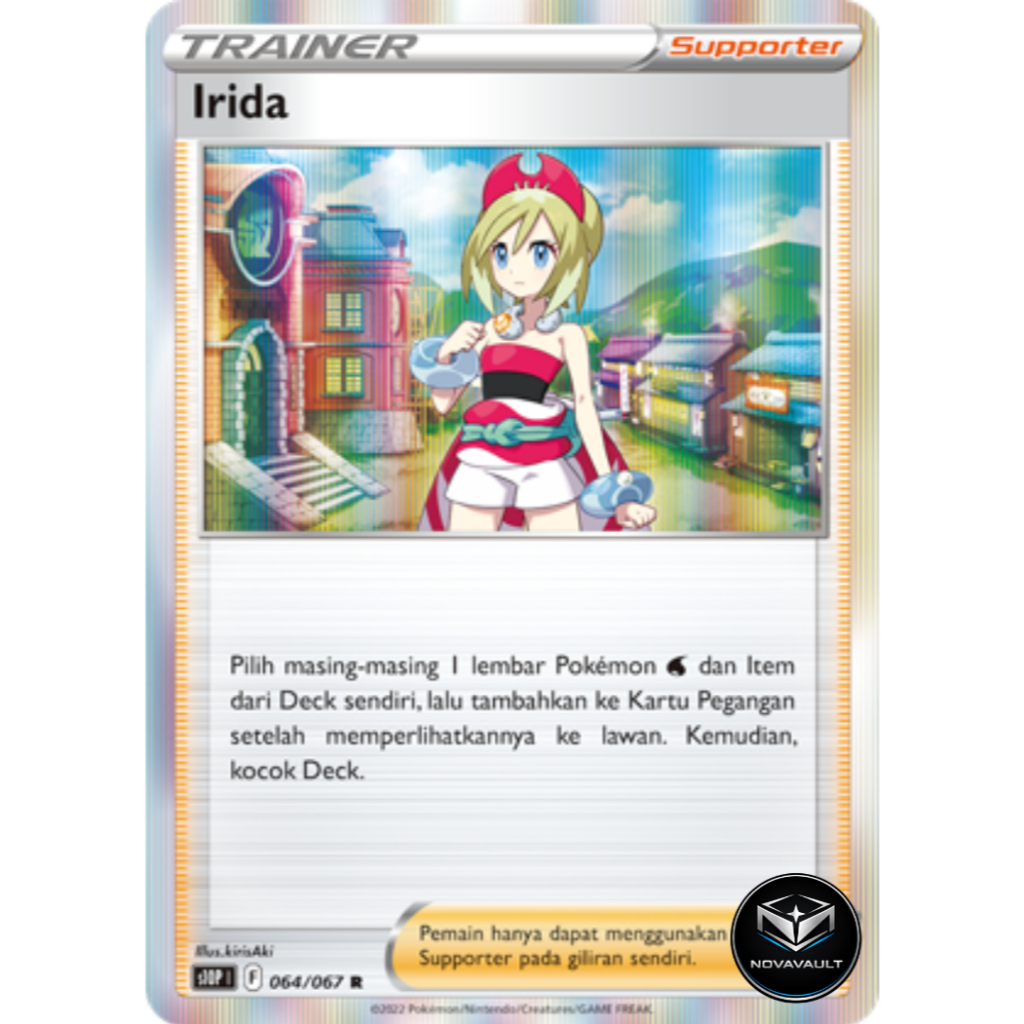 Irida (R) - 064/067 - Penyulap Ruang (s10P) - Pokemon TCG Indonesia