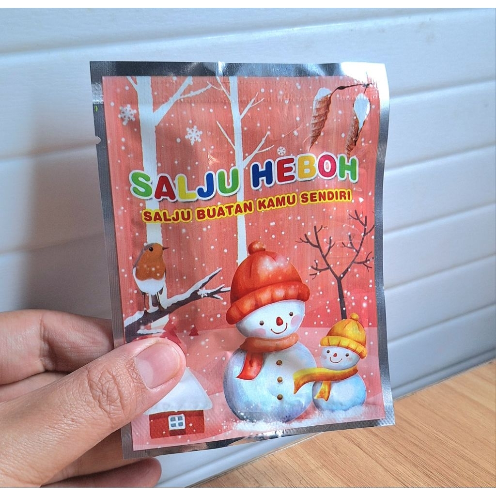 mainan anak salju heboh / mainan salju instan / mainan salju buatan