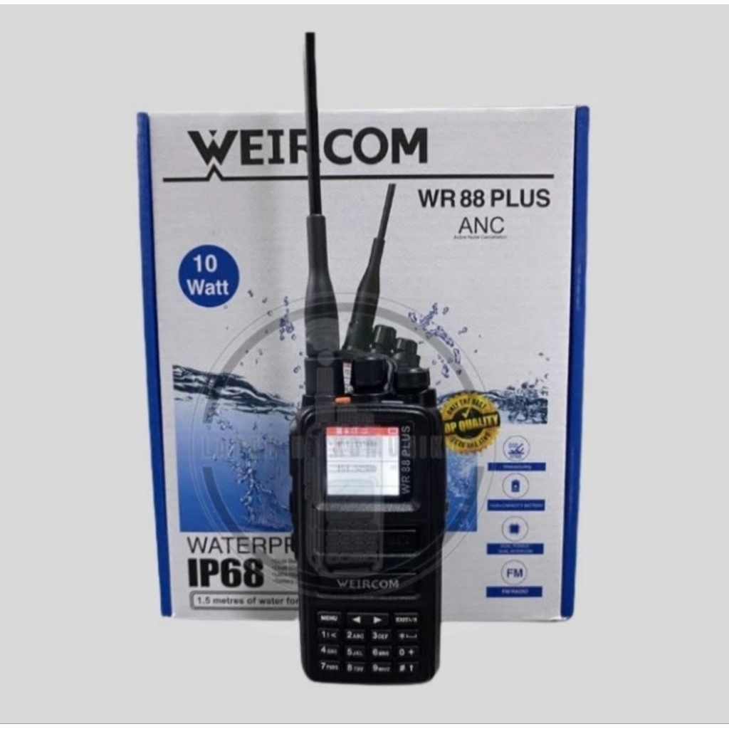 Handie Talkie HT WEIRCOM WR88 PLUS DUAL BAND   10 WATT