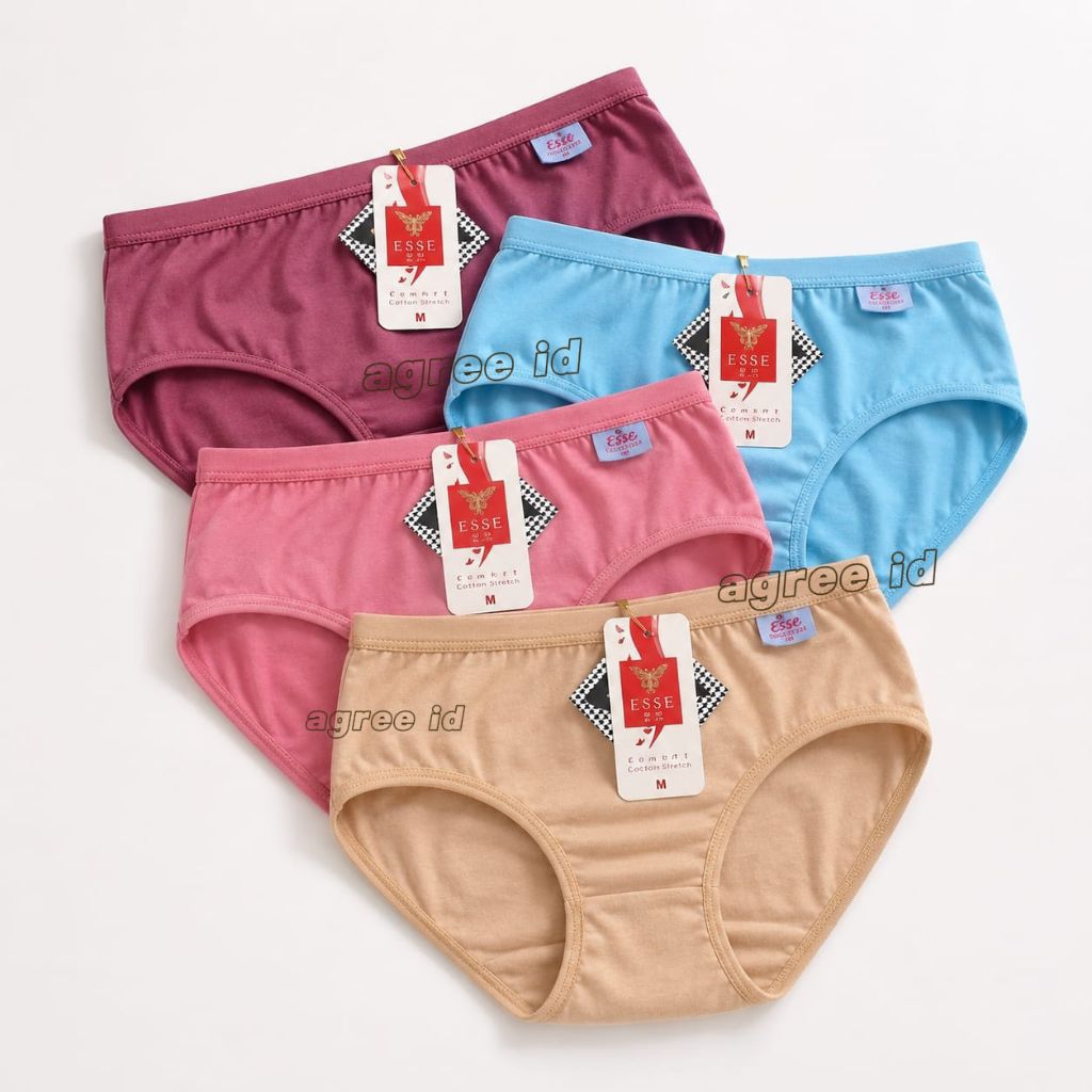 6pcs, 3pcs_CD ESSE/celana dalam wanita esse M. L. XL. XXL/cd wanita soft