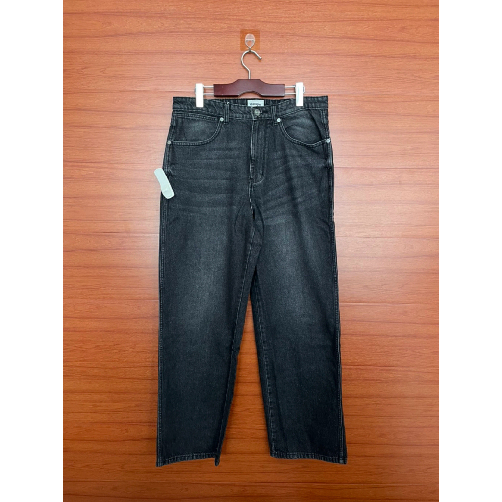 Celana Jeans Wrangler Redding Loose Straight Dark Grey 04A25