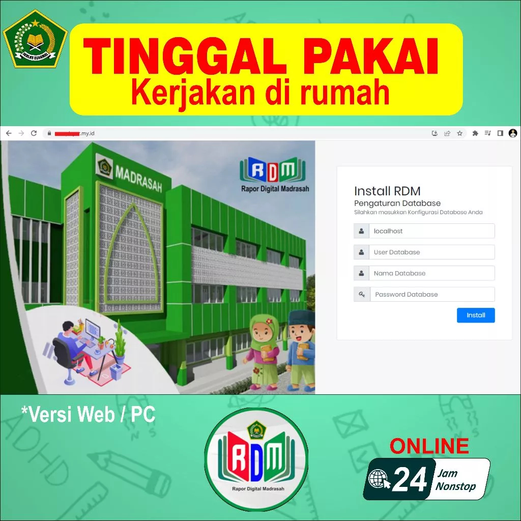 HOSTING RDM Siap Pakai Garansi Kirim Nilai, Update dan Restore (Bisa diperpanjang)