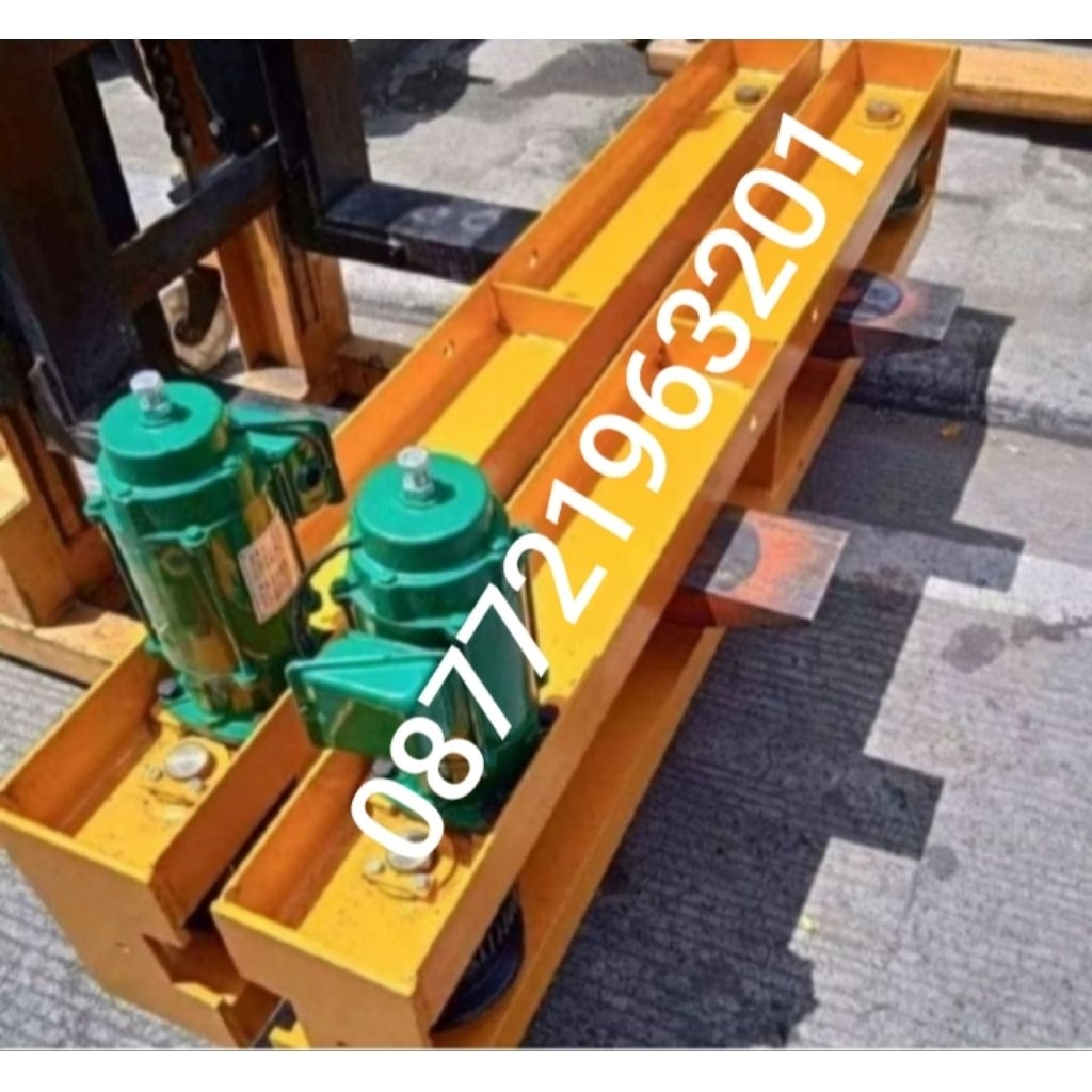 saddle hoist motor crane 5 ton x 2,5 meter 3 phase weka germany