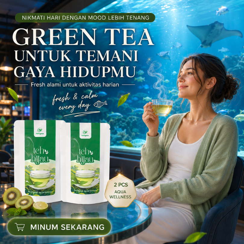 PAKER BUNDLING HERBIGREEN 3 PCS TEH DETOX 8X LEBIH CEPAT TURUNKAN BERAT BADAN] BUNDAYES DETOX SLIMMI