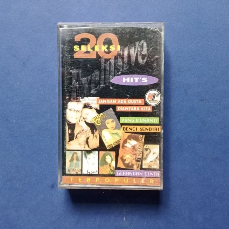 Kaset Pita 20 Seleksi Exclusive Hits Prod PT Musica Studio's