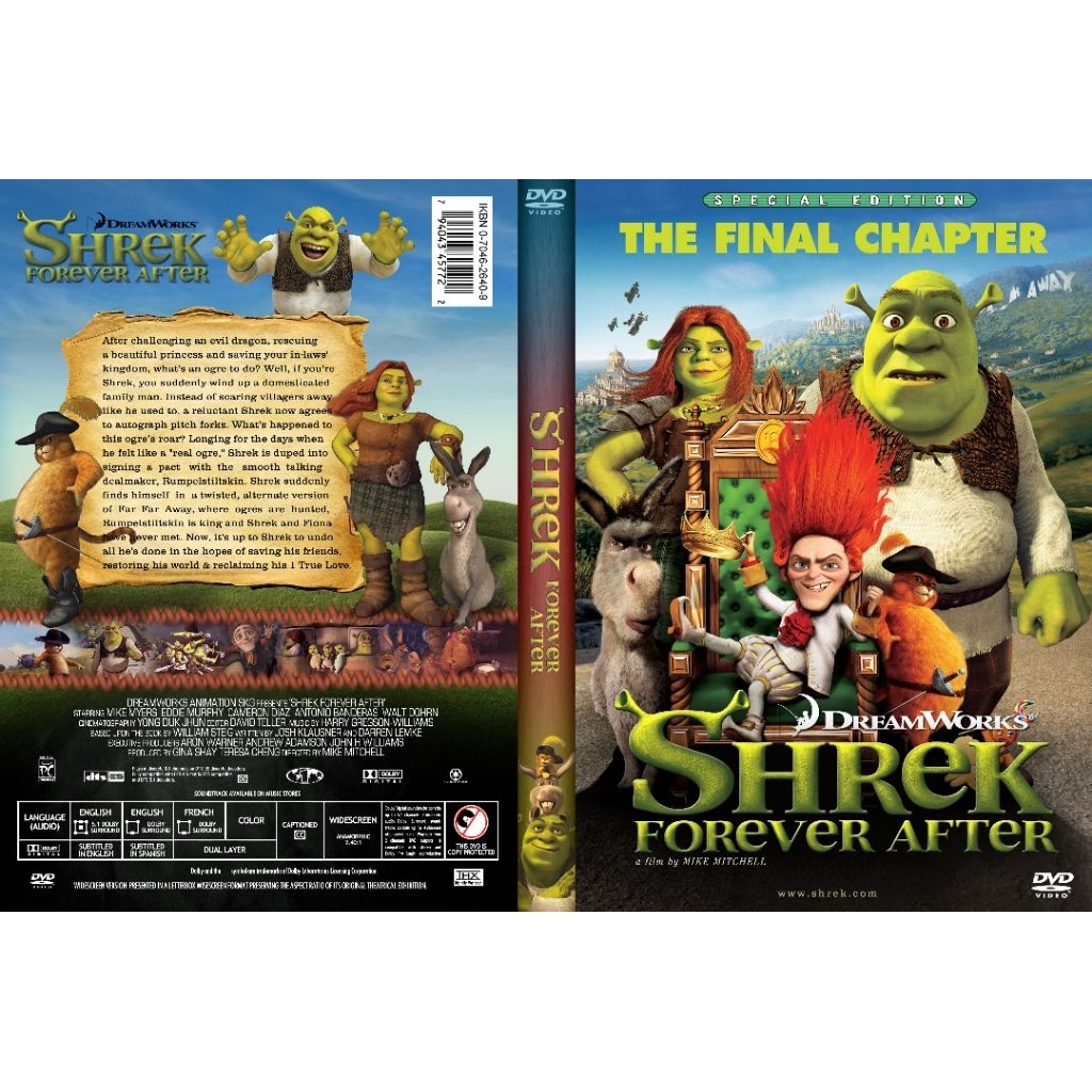 KASET DVD SHREK-KASET DVD ANAK ANAK CARTOON ANIMASI TERBARU
