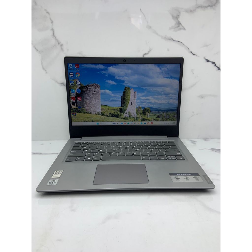 Laptop Murah Kencang, Lenovo IdeaPad S145, laptop tipis modern, cocok kerja & kuliah, laptop bekas d