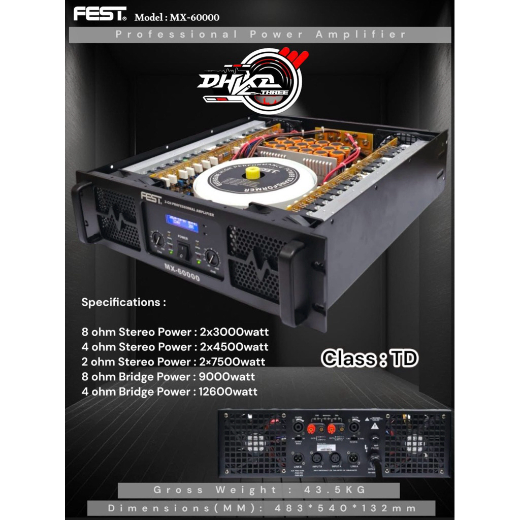 POWER FEST MX 60000 CLASS TD ORIGINAL / Power Fest Mx 60000 Class TD original / power fest mx 60000 