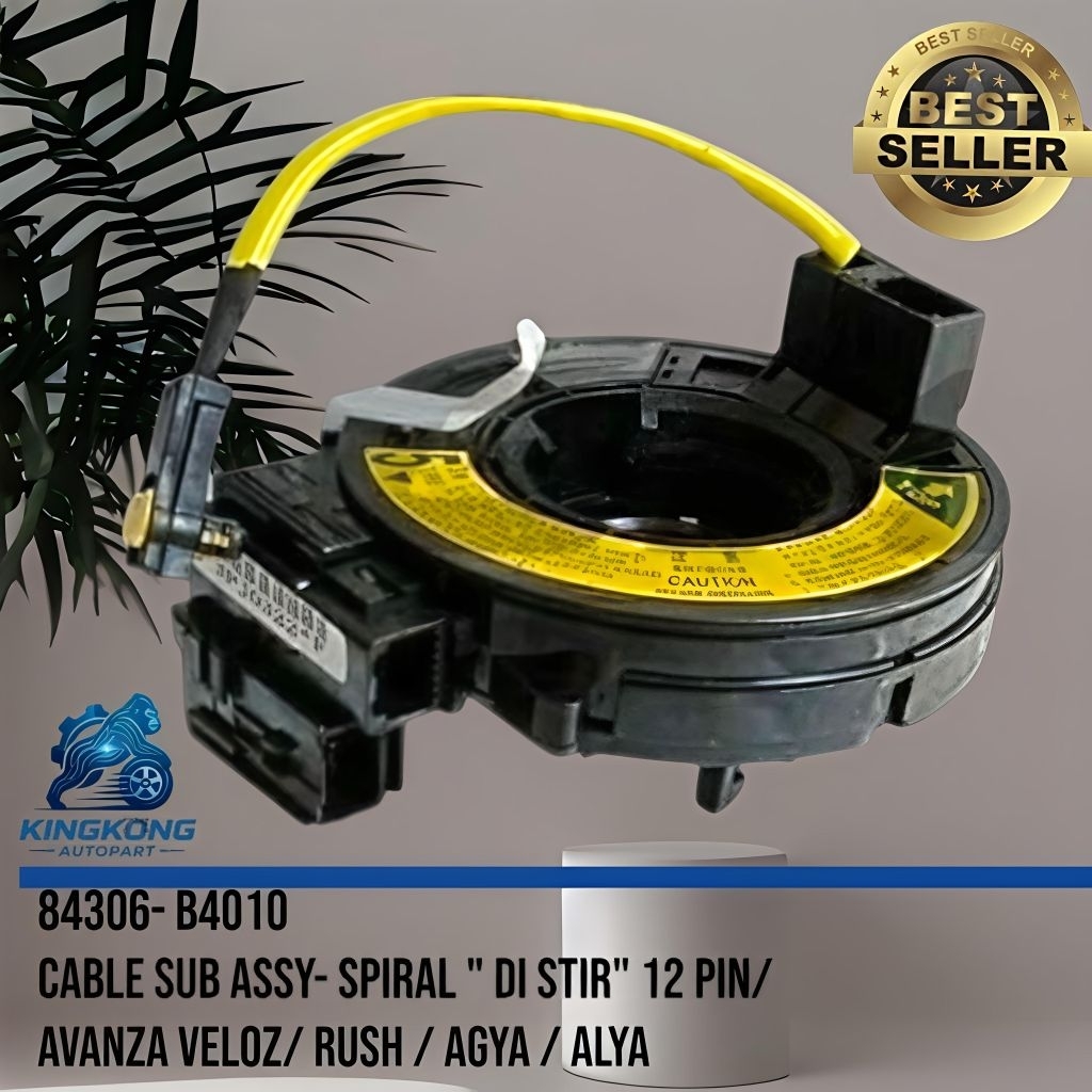 84306-B4010 CABLE SUB ASSY - SPIRAL DI STIR/ KABEL SPIRAL12 PIN/ AVANZA VELOZ/ RUSH/ AGYA / ALYA
