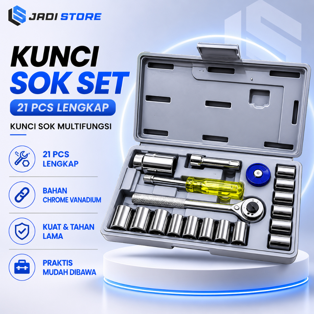 Kunci Sok Set Kunci Sock Set Kunci Sok Lengkap Kunci Sok Panjang Kunci Sok 21 Pcs Kunci Sock 21 Pcs