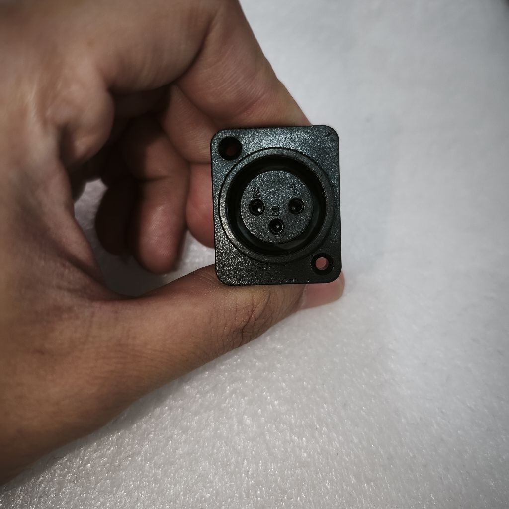 Socket Body XLR Female PVC