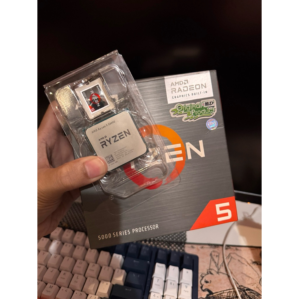 Amd Ryzen 5 5600G Processor Box + Fan fullset