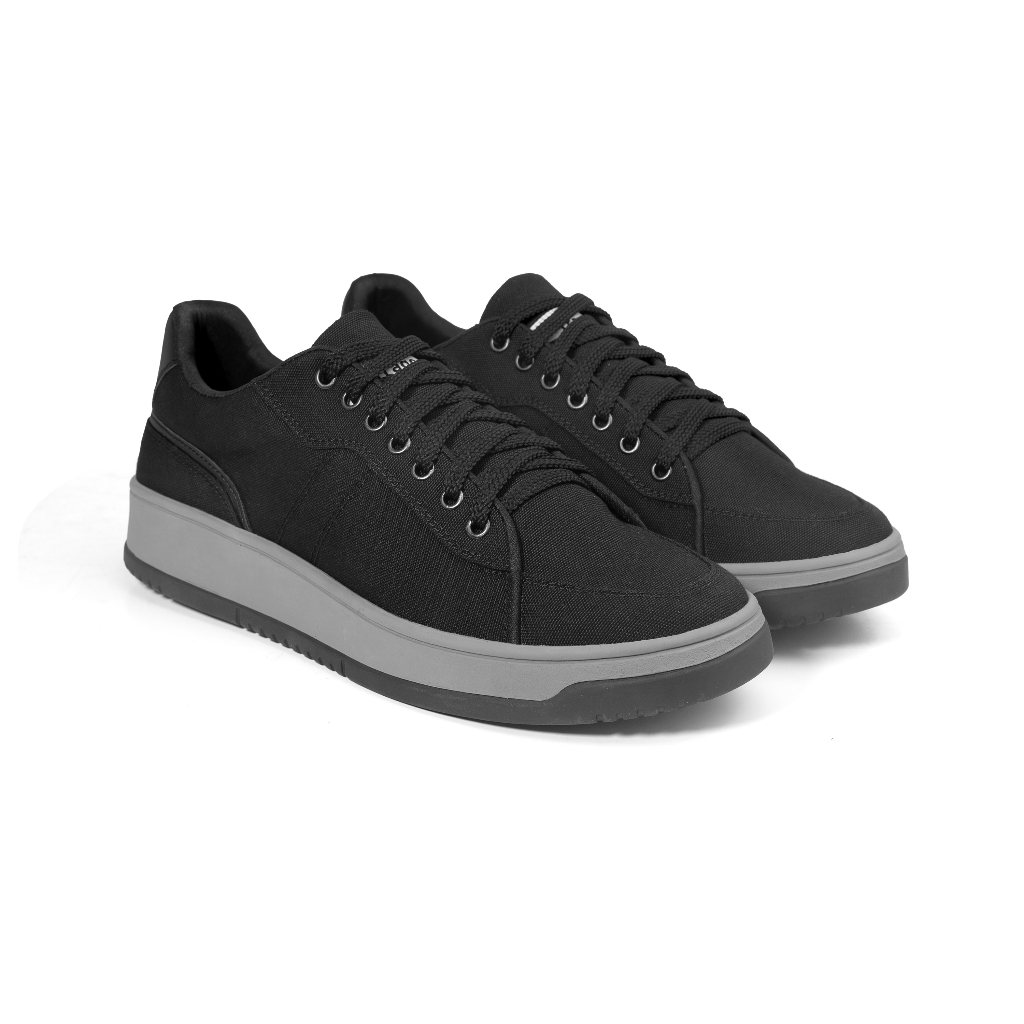 TRAGEN Footwear Grafit Grey Black - Sepatu Sneakers Casual Pria