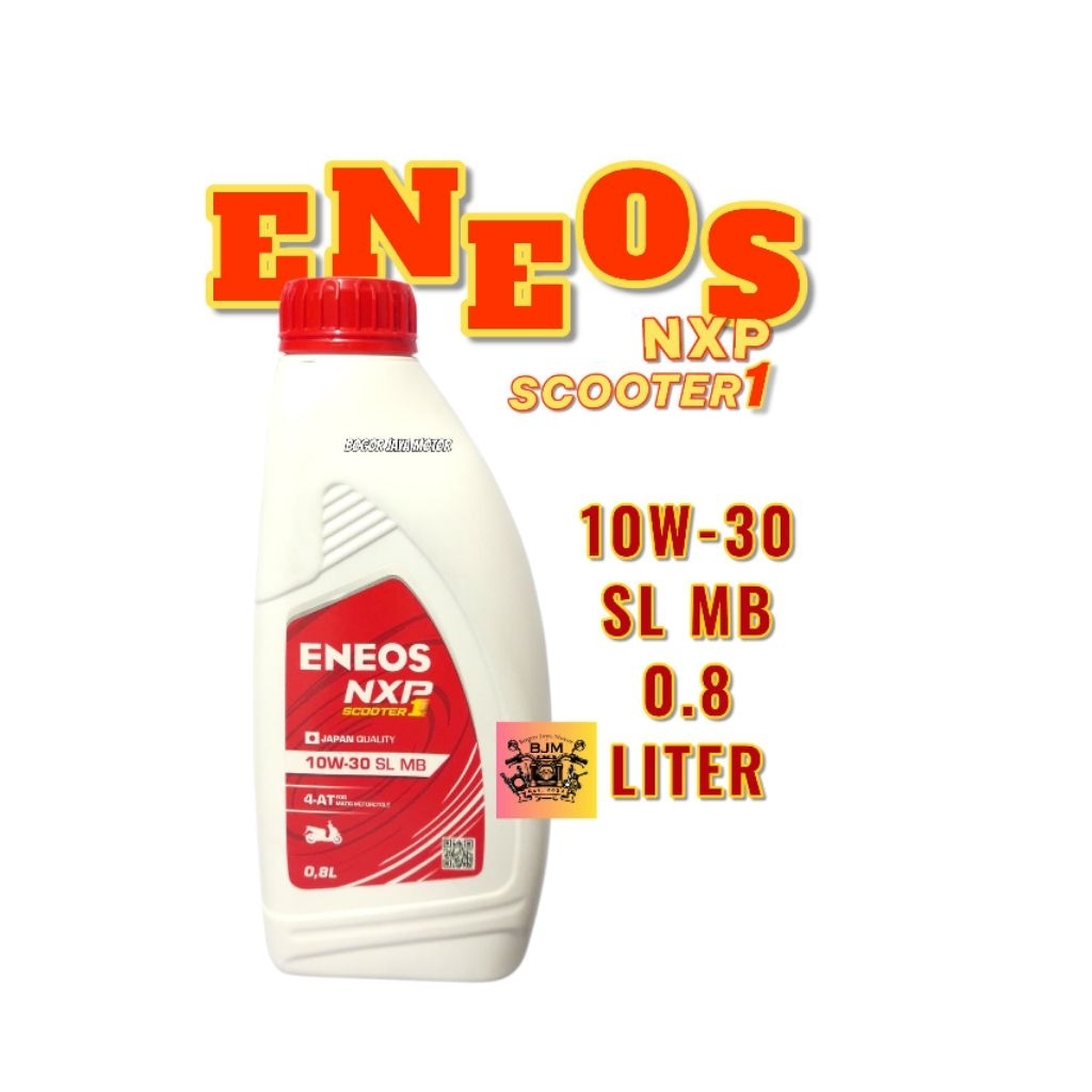 1 pcs OLI ENEOS NXP SCOOTER 1 10W-30 SL MB 0.8 LITER OLI MOTOR MATIC MERK ENEOS 0.8L YAMAHA OLI ENEO