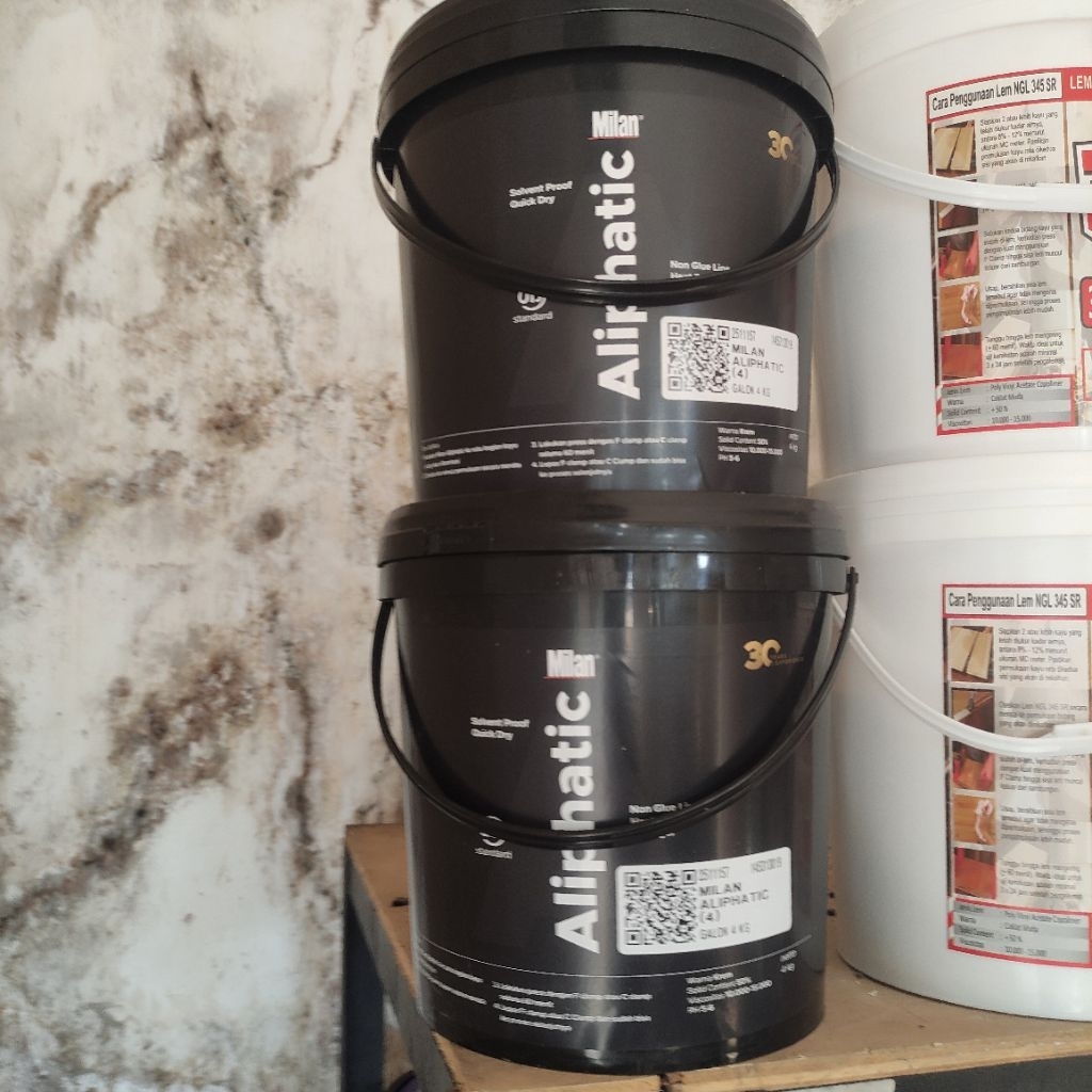 Lem Milan Aliphatic 4KG Lem Kayu Cepat Kering Kuat Untuk Furniture
