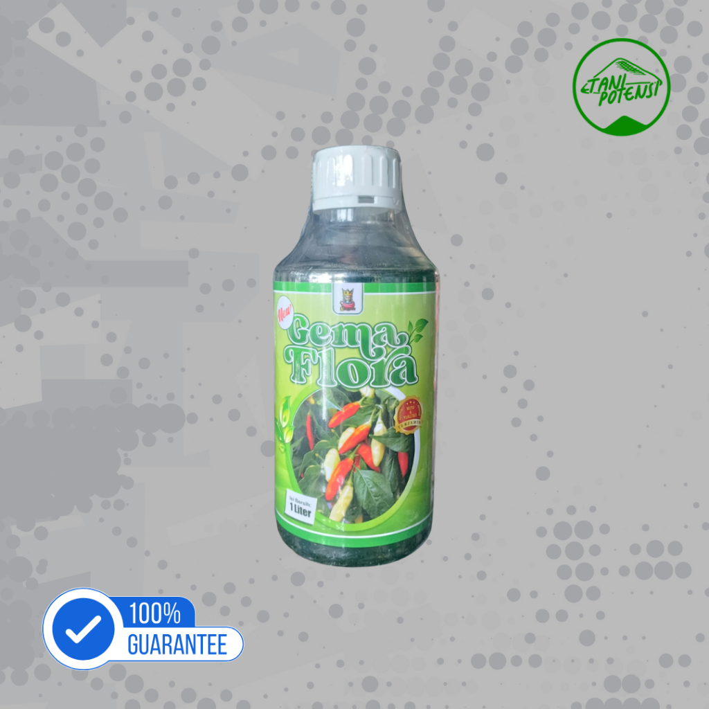 Pupuk Daun Cair Gema Flora 1 Liter - Masa Vegetatif, Pertumbuhan Tunas, Daun Sehat