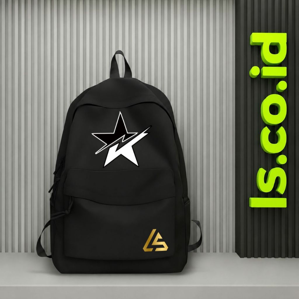 Ransel Sekolah Cowok SD-SMP-SMK Tas Gendong Distro Style Keren STAR
