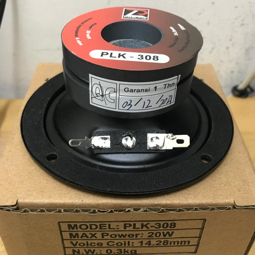 Pasline Tweeter Twitter Tuiter 3 Inch PLK-308 PLK308 Double Magnet Model BMB PLK 308 Original