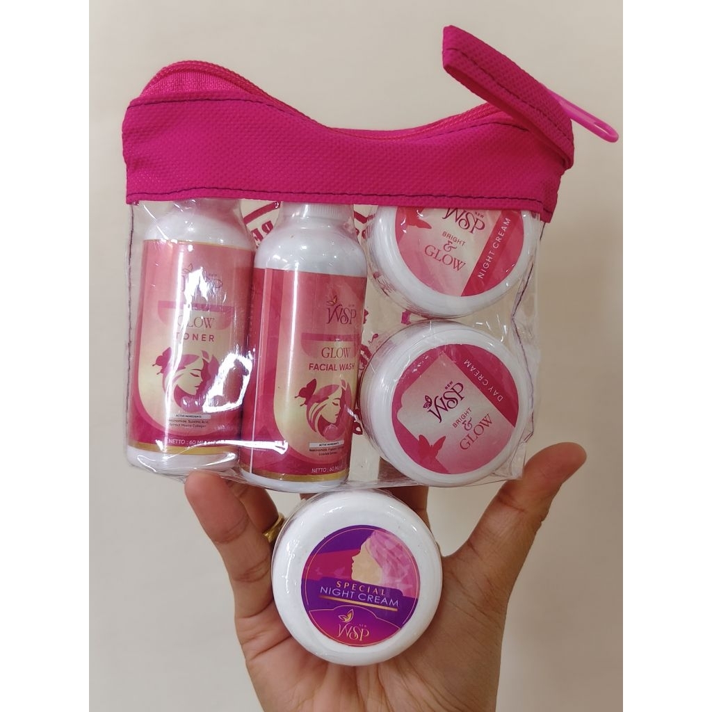 WSP - WSP GLOW TERBARU - PAKET PLEK WSP GLOW ORIGINAL BPOM