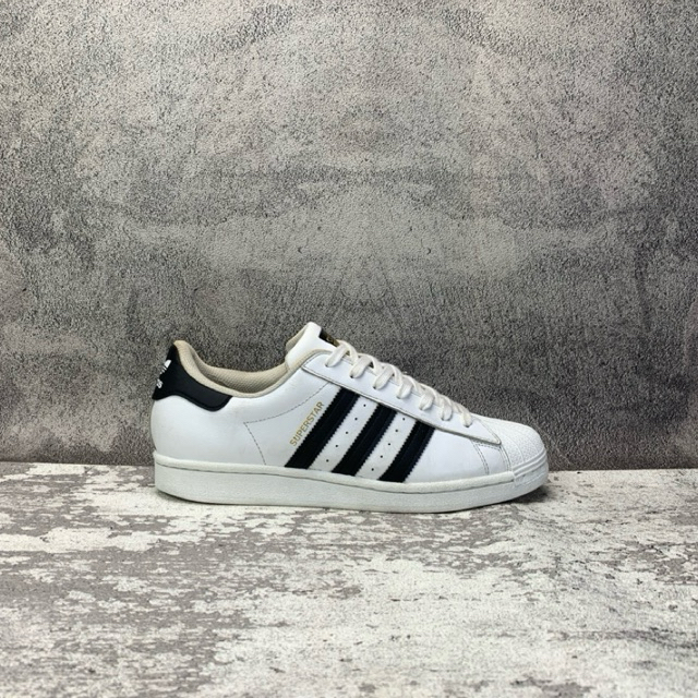 Sepatu Second Casual  Adidas Superstar Black White  Size 42 insole 26,5 cm  Original Guarantee 100%