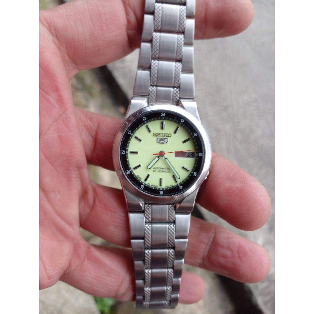 JAM TANGAN PRIA SEIKO AUTOMATIC VINTAGE POSPOR DIAL original seken preloved