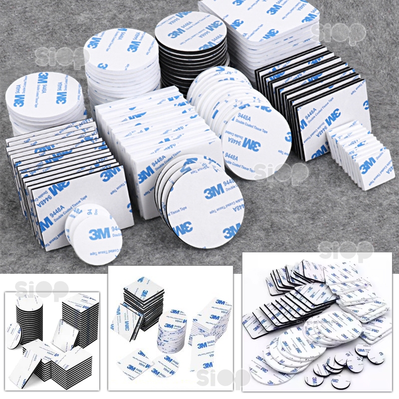 3M Double Tape Foam Busa  Kotak & Bulat Super Quality