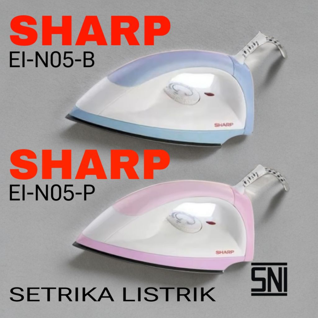 Sharp setrika listrik Sharp EIN05P dry iron Setrika Sharp