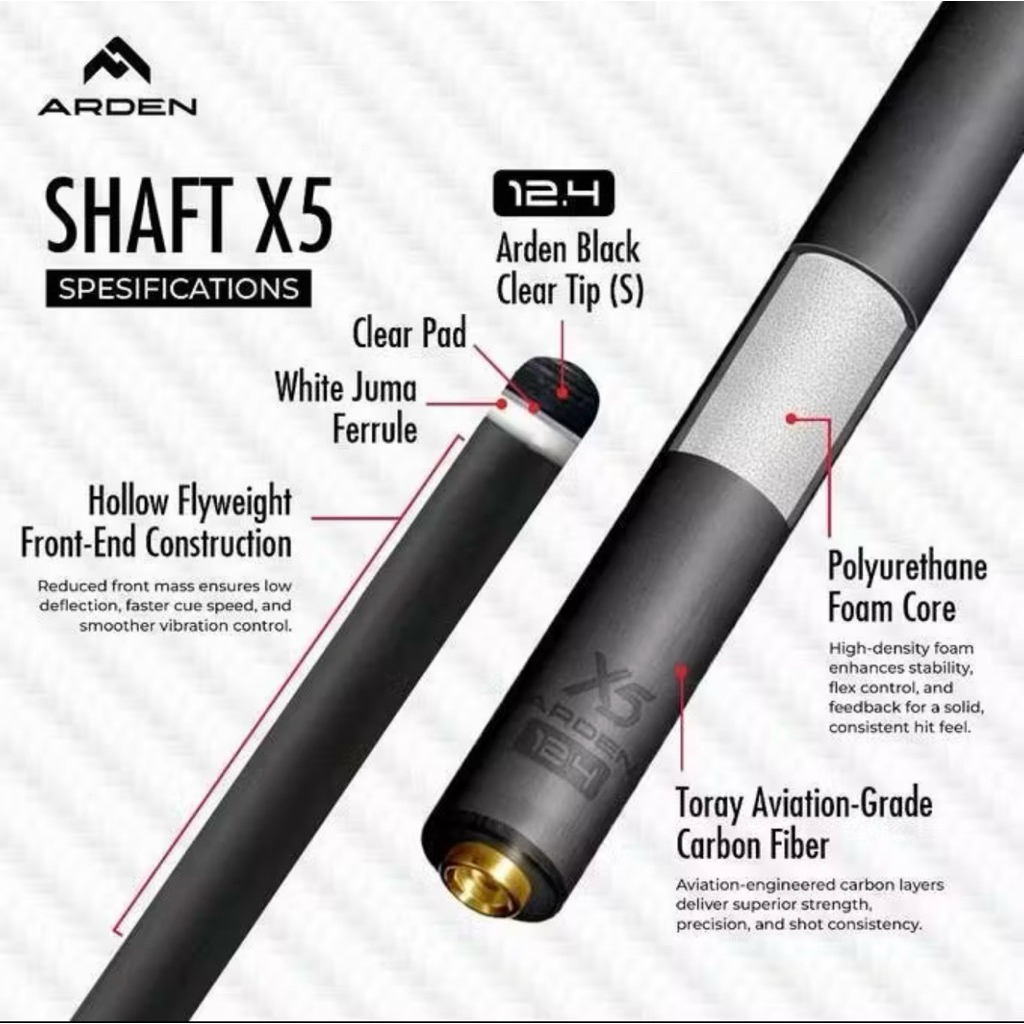 stick billiard. billiard. arden shaft x5. stick billiard carbon. billiard carbon