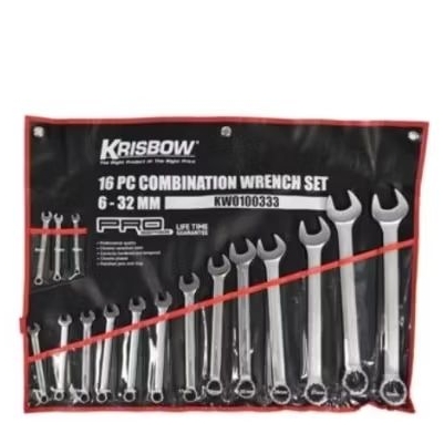 Kunci kombinasi wrench 6-32 set original Krisbow