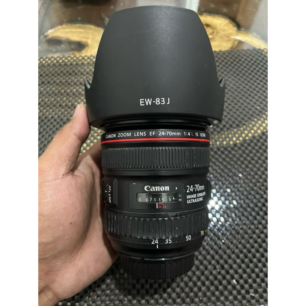 LENSA CANON 24 70MM f4 L IS USM Murahh (A711)