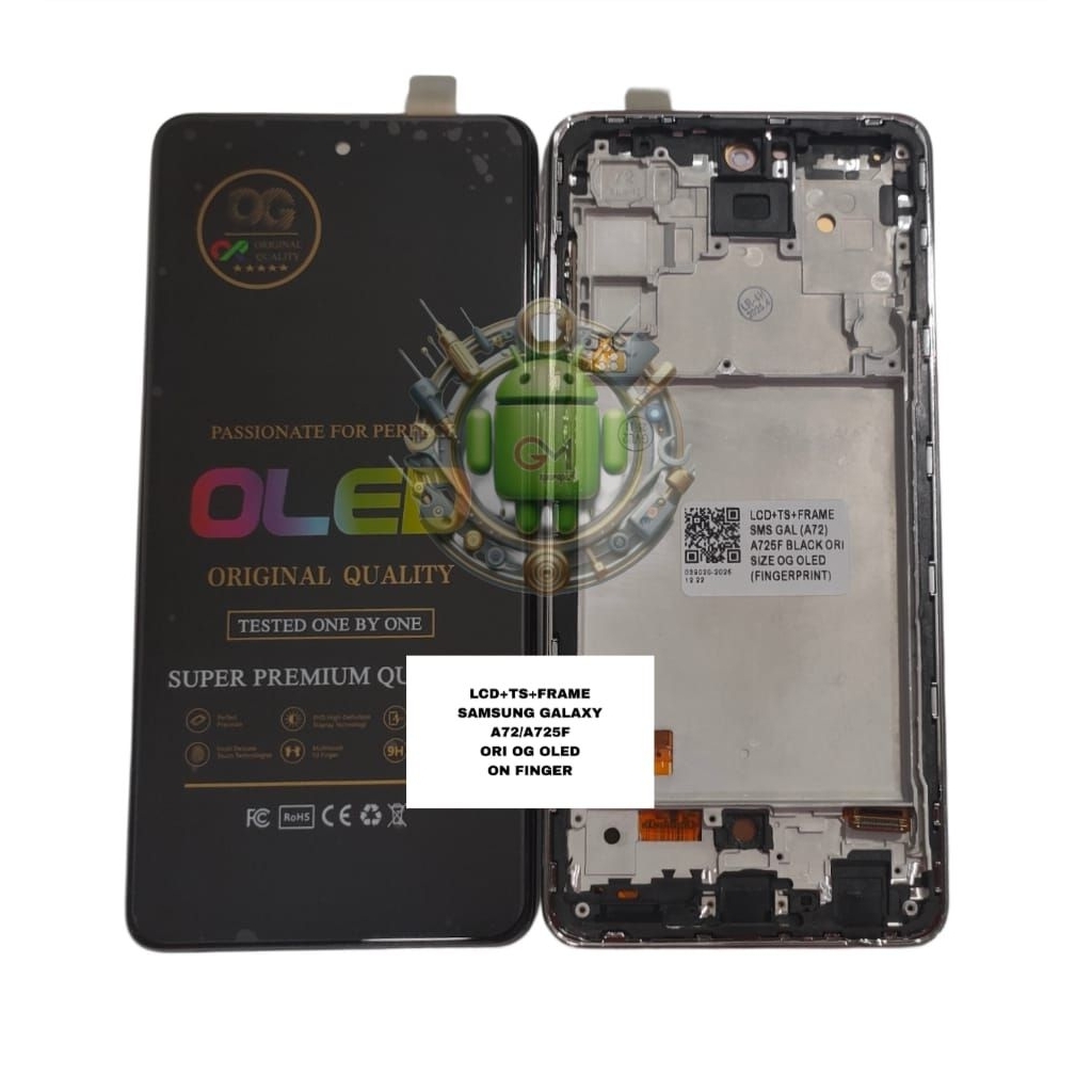LCD SAMSUNG A72/LCD TOUCHSCREEN SAMSUNG A72/A725F FULLSET ORIGINAL