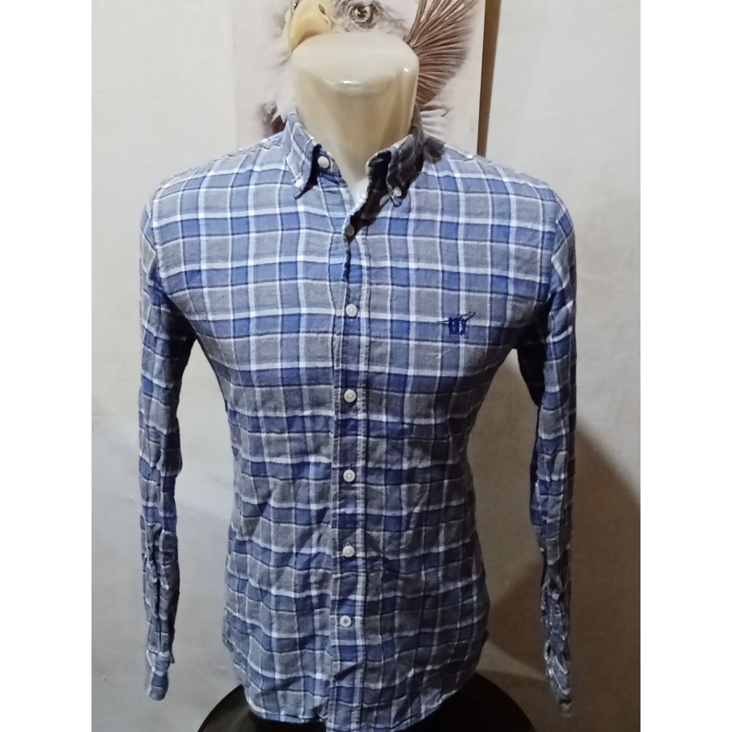 Kemeja Panjang Cowok Henry Cottons Size M