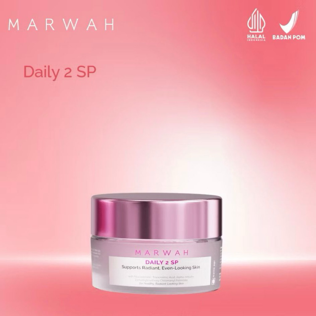 MARWAH NIGHT CREAM PLATINUM, NIGHT CREAM DAILY 2 SP BPOM Original