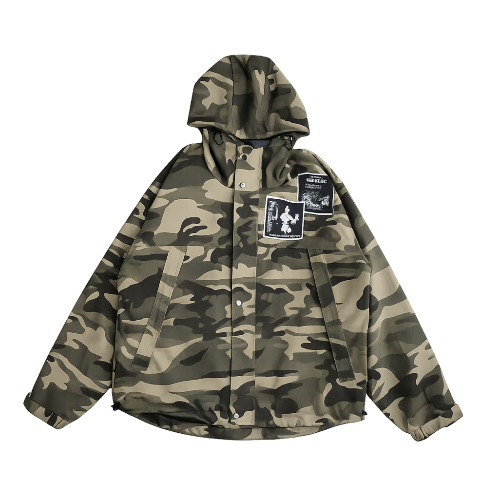 Miscast Boxy Fit Work Jacket Vintage Sukhoi Camo