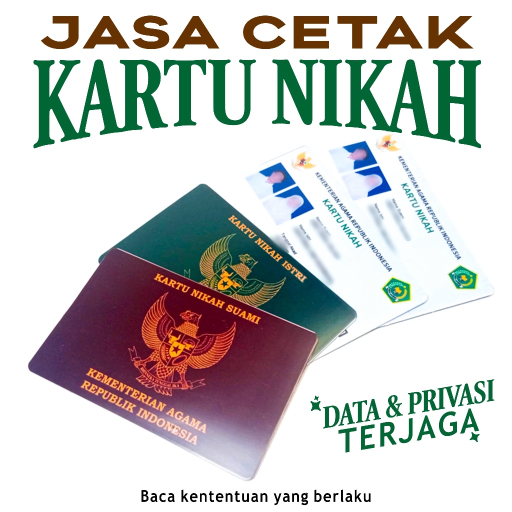 Cetak Kartu Nikah Digital