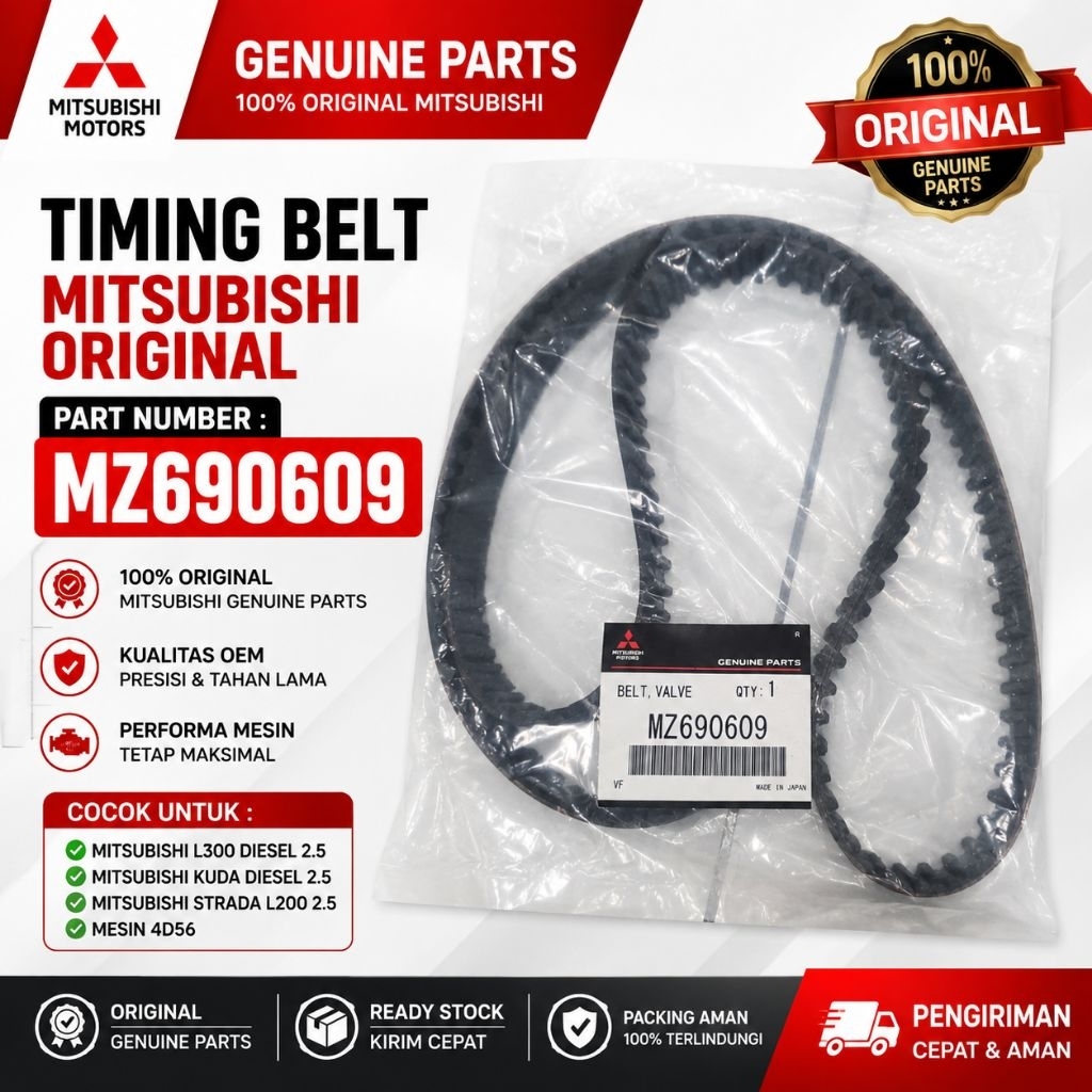 (MZ690609) Timing Belt L300 Diesel Panjang